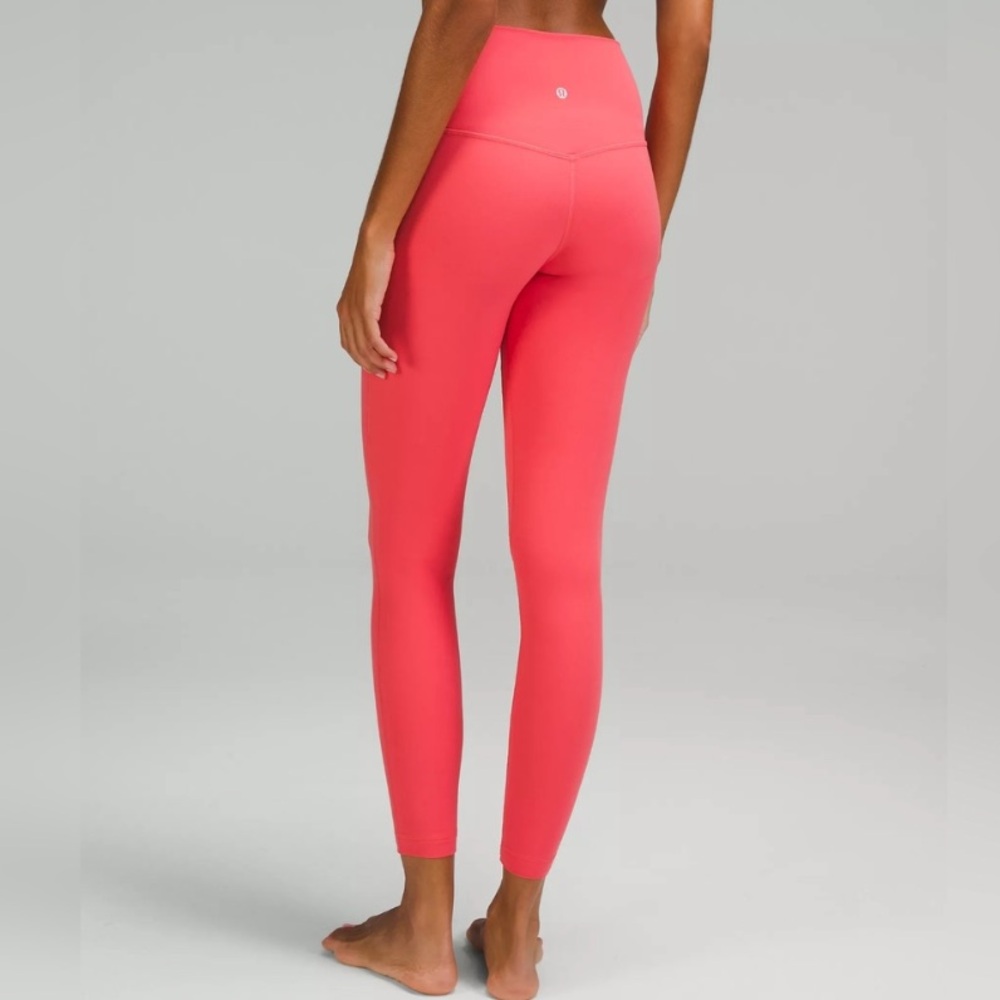 RARE NEW lululemon athletica align High rise pant leggings 28” pale raspberry 10